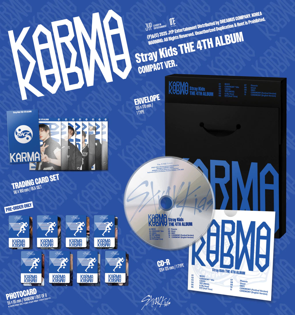 Stray Kids The 4th Full Album KARMA Compact ver. PREVENTA