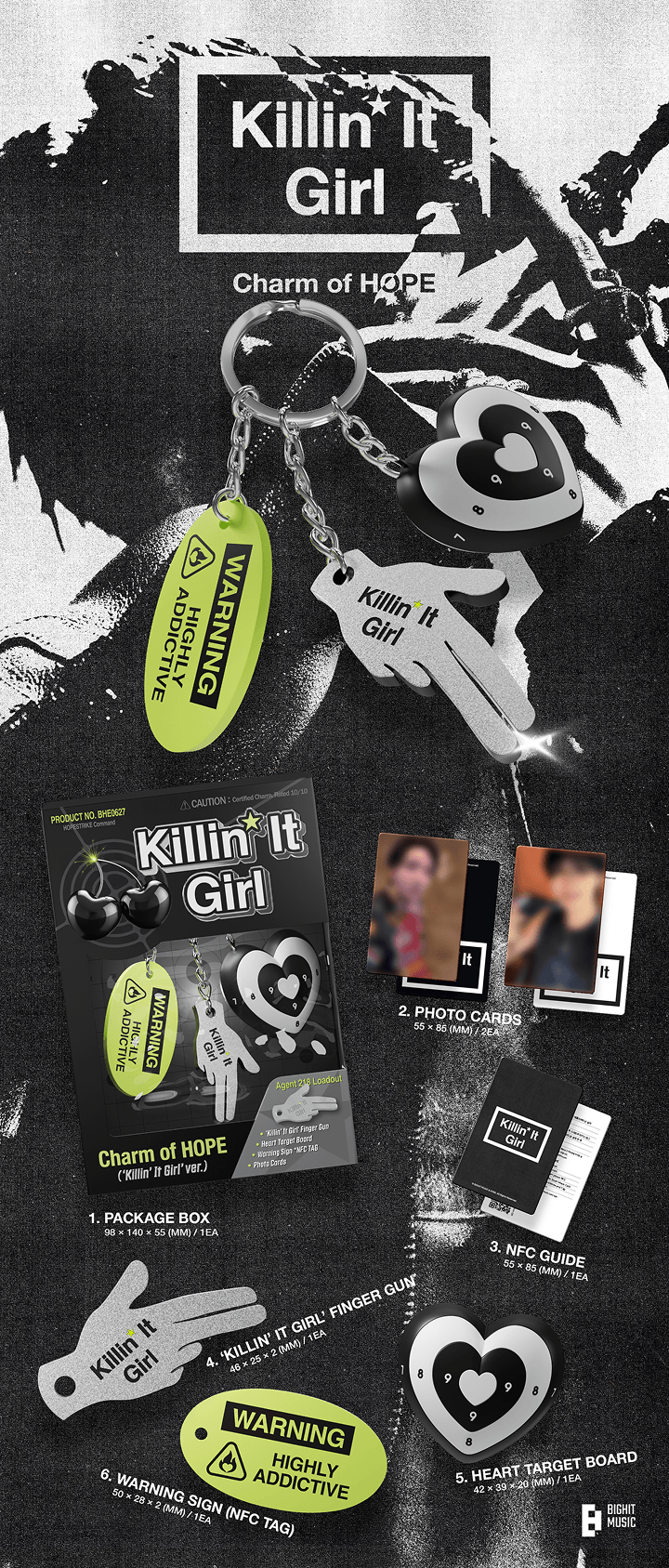 BTS J-hope Charm of HOPE SET con Beneficio de Weverse PREVENTA