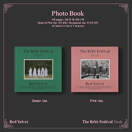 Red Velvet Repackage Album - 'The ReVe Festival' Finale (Finale Version) (Random Photobook Cover)