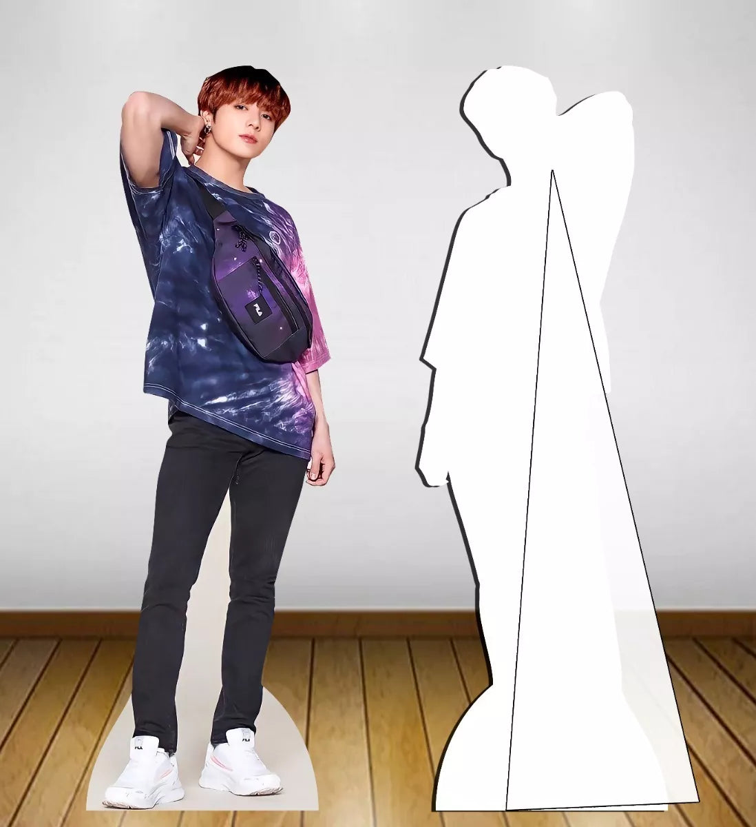 Figura Tamaño Real Coroplast Integrantes Bts Kpop 1.80mts