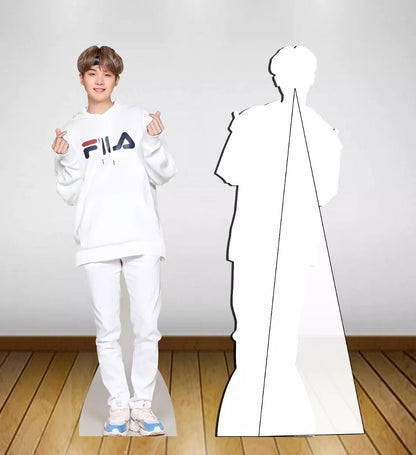 Figura Tamaño Real Coroplast Integrantes Bts Kpop 1.80mts