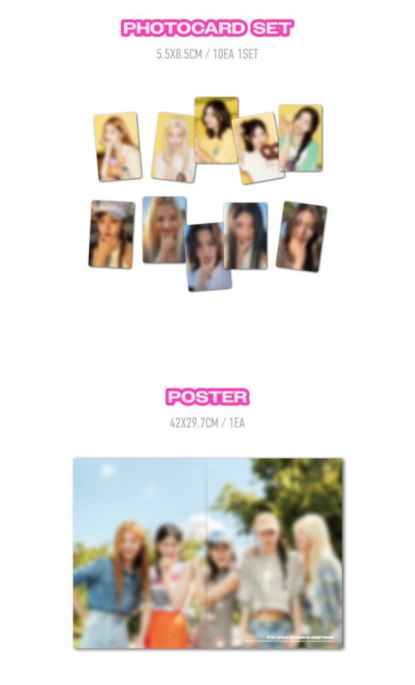 Itzy 2024 Seasons Greetings Best Friend Forever PREVENTA