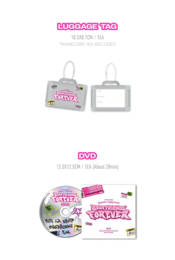 Itzy 2024 Seasons Greetings Best Friend Forever PREVENTA