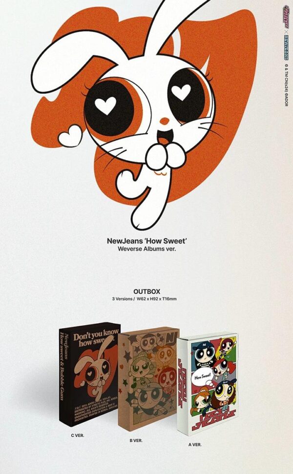 NewJeans Double Single How Sweet Weverse Album Ver. PREVENTA