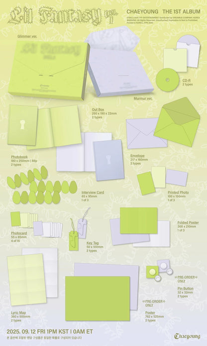 Twice Chaeyoung 1st Album LIL FANTASY vol.1 PREVENTA