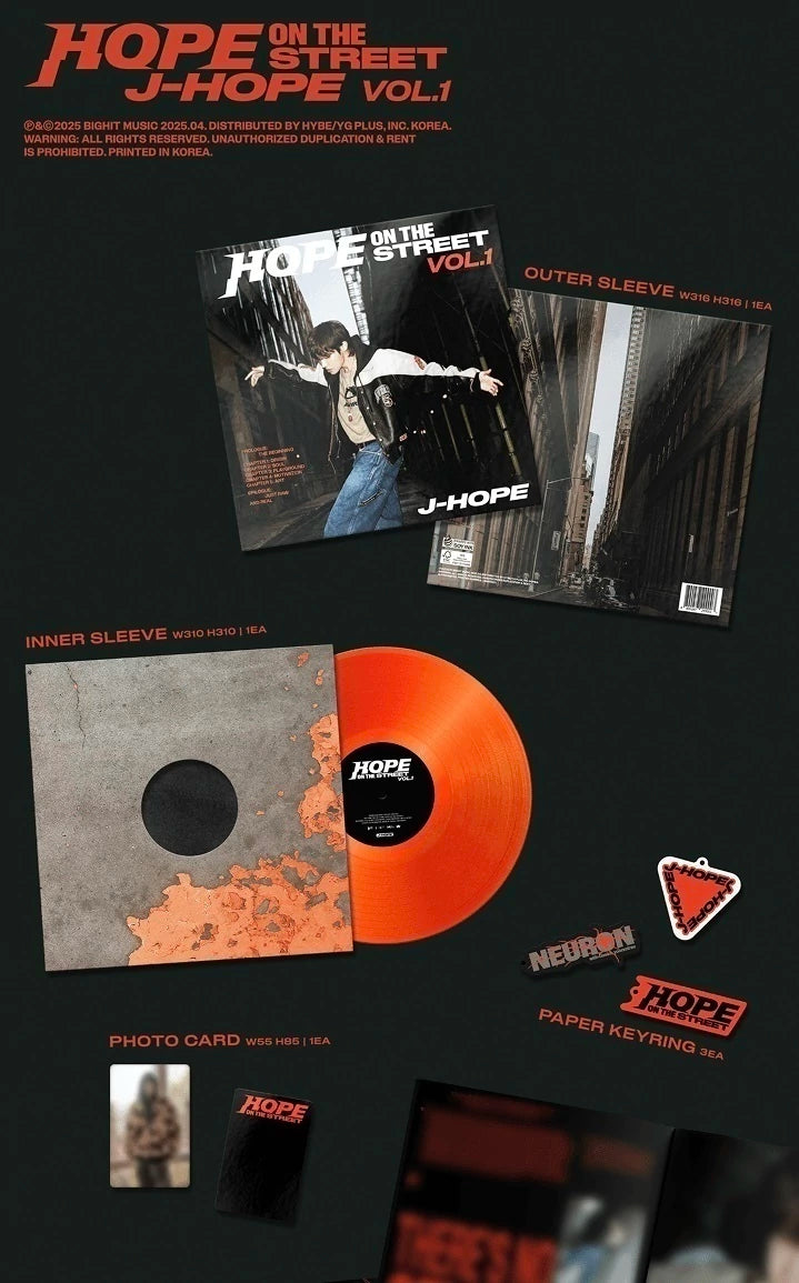 BTS J-hope Hope on the Street Vol 1 LP PREVENTA
