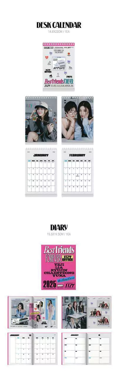 ITZY 2025 Season's Greetings Best Friends Forever con beneficio de JYP PREVENTA