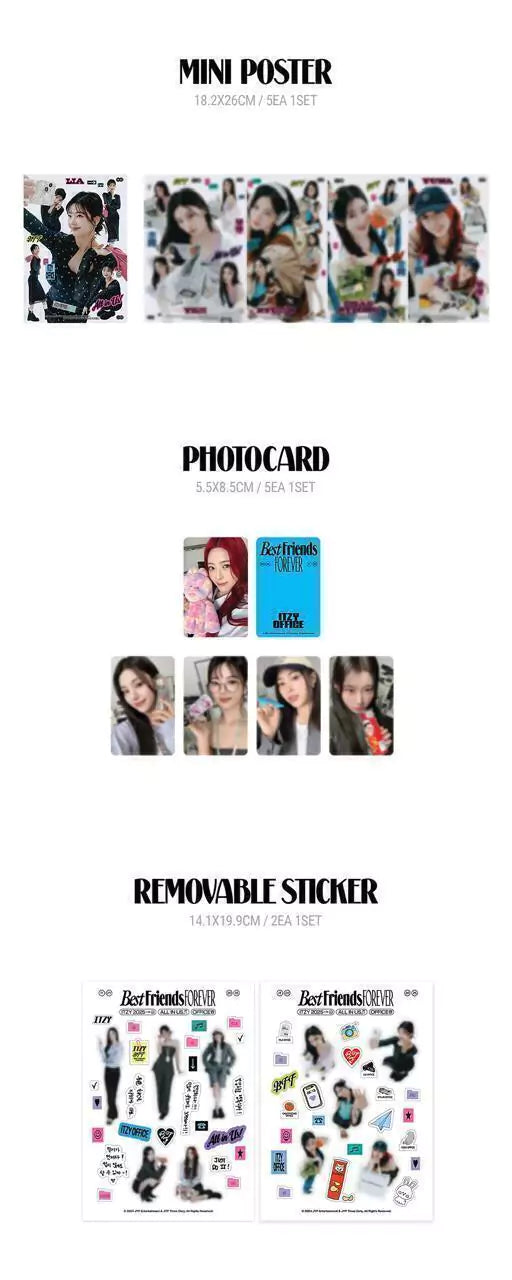 ITZY 2025 Season's Greetings Best Friends Forever con beneficio de JYP PREVENTA