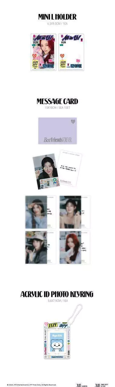 ITZY 2025 Season's Greetings Best Friends Forever con beneficio de JYP PREVENTA